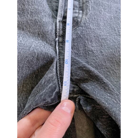 Levi's Ribcage Straight Faded Black Denim Jeans 27 - Picture 13 of 14